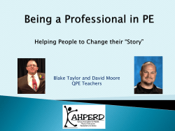 Human Performance 101