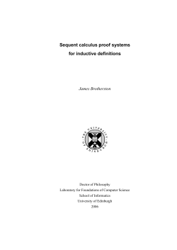 Sequent calculus proof systems for inductive definitions