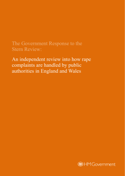 Government response to Stern Review