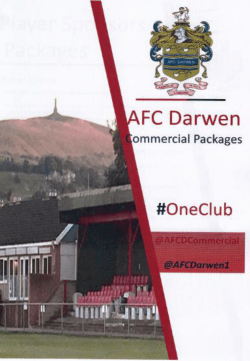 AFC Darwen Commercial Packages Booklet