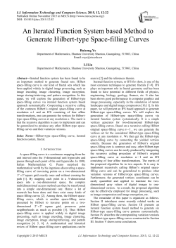 An Iterated Function System based Method to Generate Hilbert