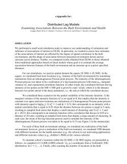 Examining Associations Between the Built Environment