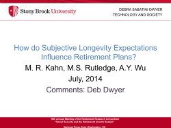 Slides - Center for Retirement Research