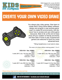 Create Your own video game