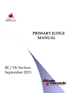 Skate Canada Learn to Train Pilot