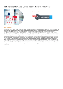 PdF Behind Closed Doors: A Novel Full