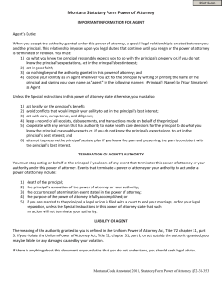 Agent Certification Statutory Form