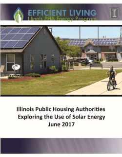 Illinois Public Housing Authorities Exploring the Use of Solar Energy