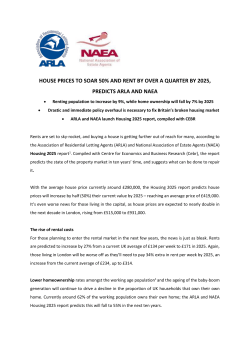 House prices set to soar 50% and rent by over a quarter by 2025