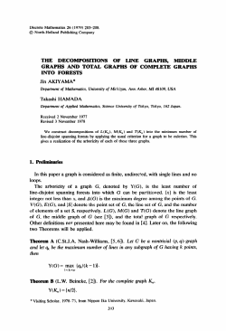 THE DECOMPOSITIONS OF LINE GRAPHS, MIDDLE