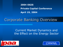 Corporate Banking Overview
