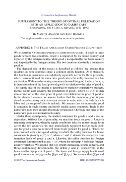 The Theory of Optimal Delegation With an