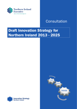 Innovation Strategy for Northern Ireland