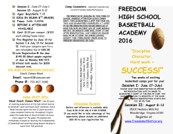 2016 - Freedom Athletics