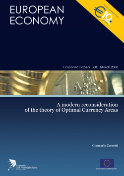 A modern reconsideration of the theory of optimal currency areas