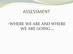 Assessment at FSC - Farmingdale State College