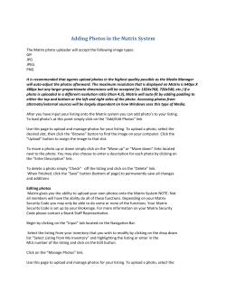 Adding Photos in the Matrix System