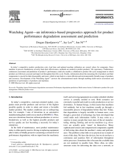 Watchdog Agent—an infotronics-based prognostics approach for