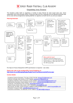 Communication of Academy results