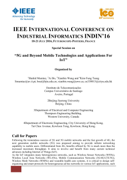 IECON 2011 &ndash; The 37th Annual Conference of the IEEE Industrial