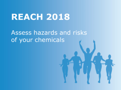 Information Requirements REACH 2018 - ECHA