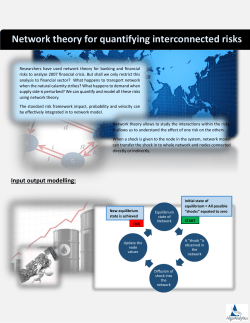 Network theory for quantifying interconnected risks