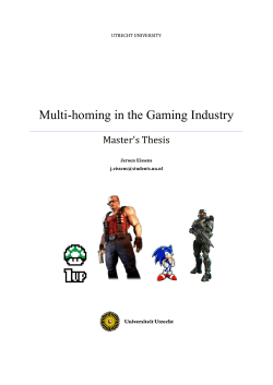 Multi-homing in the Gaming Industry