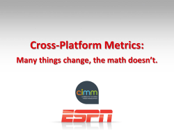 Harmonizing Cross-Media Metrics_Artie Bulgrin_ESPN