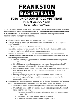fdba junior domestic competitions fill in /emergency players players