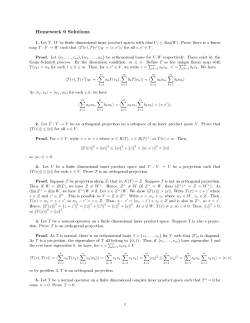 Homework 9 Solutions