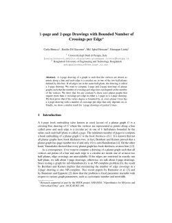 1-page and 2-page Drawings with Bounded Number of