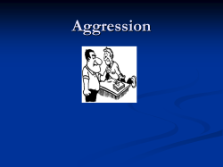 Causes of Aggression: Violence
