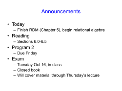 key constraint - Computer Science Department