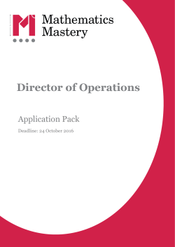 Director of Operations