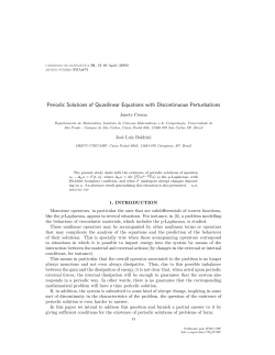 Periodic Solutions of Quasilinear Equations with Discontinuous