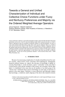 Towards a general and unified characterization of individual and