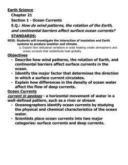 Ocean Currents