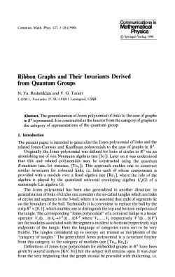 Ribbon Graphs and Their Invariants Derived from