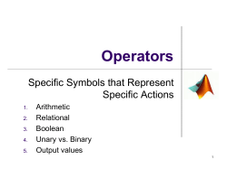 Boolean Operators, AND.