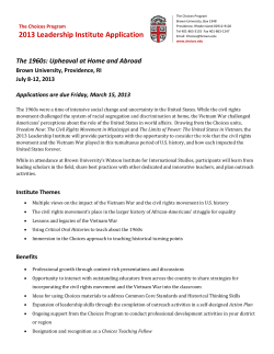 application - The Choices Program