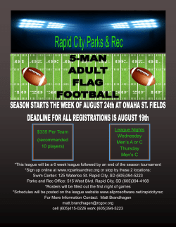 $335 Per Team (recommended 10 players) League Nights
