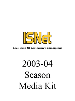 Selected in-game element promotions (statistics, upcoming event