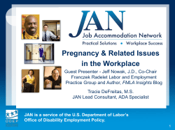 Pregnancy-Related Resources JAN