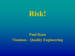 Risk Management