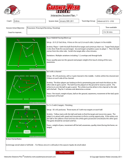 Gardner-Webb University-Interactive Session Plan