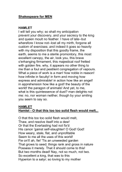 Shakespeare Extracts and Speeches for Men