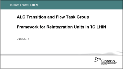 Framework for Reintegration/Transitional