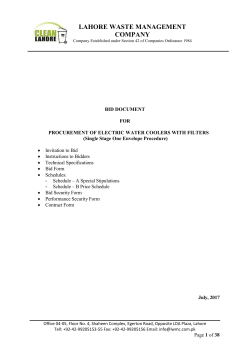 Punjab Intranet - ppra services portal