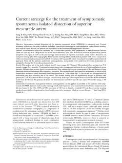 Current strategy for the treatment of symptomatic spontaneous