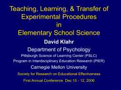 Important issues in science instruction